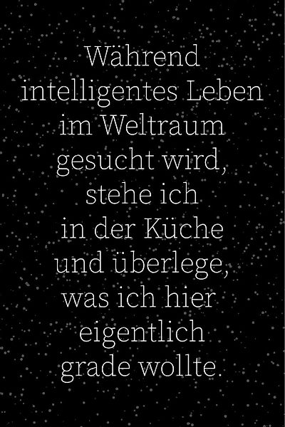 queence Wanddekoobjekt Weltraum und Küche, Stahlschild, günstig online kaufen