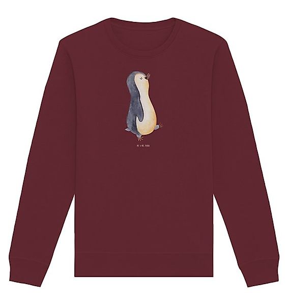 Mr. & Mrs. Panda Longpullover Pinguin marschieren Größe L - Burgundy - Gesc günstig online kaufen