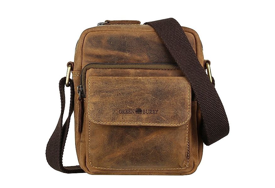 Greenburry Umhängetasche Vintage kleine Leder Crossover Bag Umhängetasche 1 günstig online kaufen