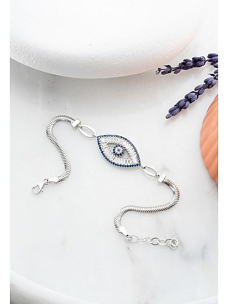 Nisan Ketten und Armband Set, Silber Armband, Rhodiumbeschichtet mit Zirkon günstig online kaufen