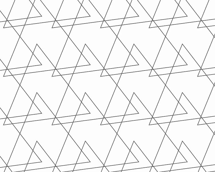 Fototapete "Dreiecke" 6,00x2,50 m / Glattvlies Perlmutt günstig online kaufen