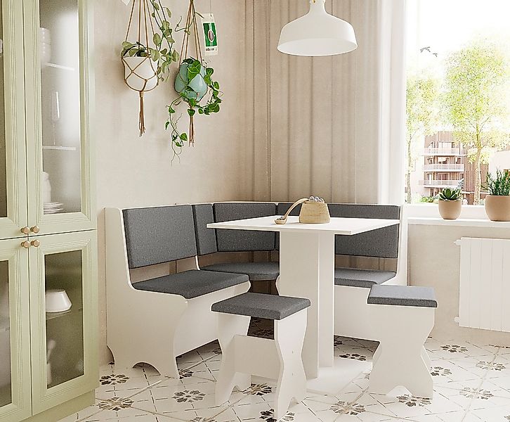 Rodnik Eckbankgruppe Ecuador, (Set, 4-tlg), mit Staufächer, kompakt, klein, günstig online kaufen