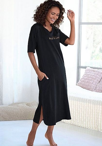 Vivance Dreams Nachthemd (1-teilig) mit schönem Foildruck günstig online kaufen