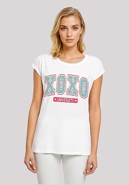 F4NT4STIC T-Shirt "XOXO University Valentinstag", Premium Qualität günstig online kaufen