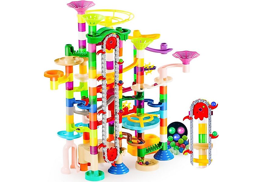 JOYIN Kugelbahn-Bausatz JOYIN 236-tlg. Murmelbahn mit Motor & Licht/Sound, günstig online kaufen