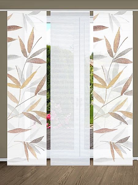 HOME in green Schiebegardine »RANDOW« Paneelwagen 3 Stk. tlg. SET DIGITALDR günstig online kaufen