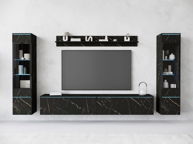 INOSIGN Wohnwand VERA II, Vitrinen Türanschlag günstig online kaufen