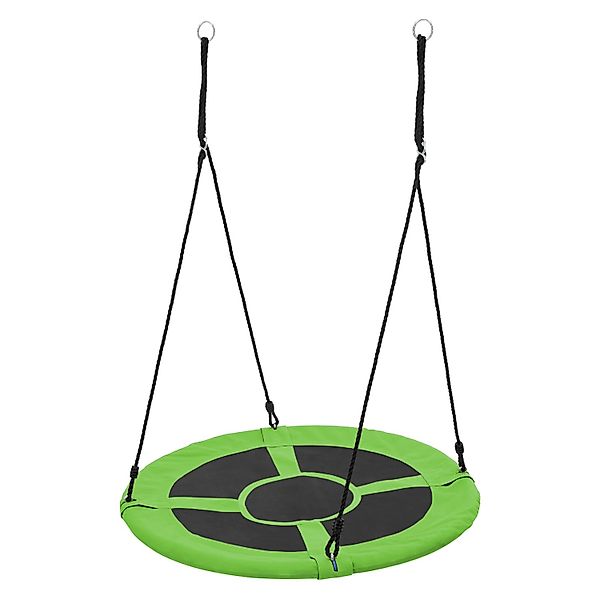 ECD Germany Nestschaukel 100 cm Grün Höheverstellbare 150 kg Belastbar günstig online kaufen
