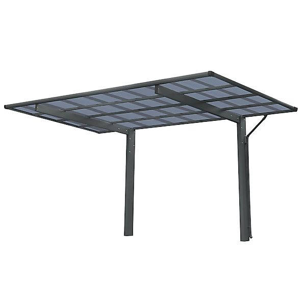 Ximax Einzelcarport Wing Typ 80 mit Welldach Anthrazit 275,7 cm x 531,4 cm günstig online kaufen