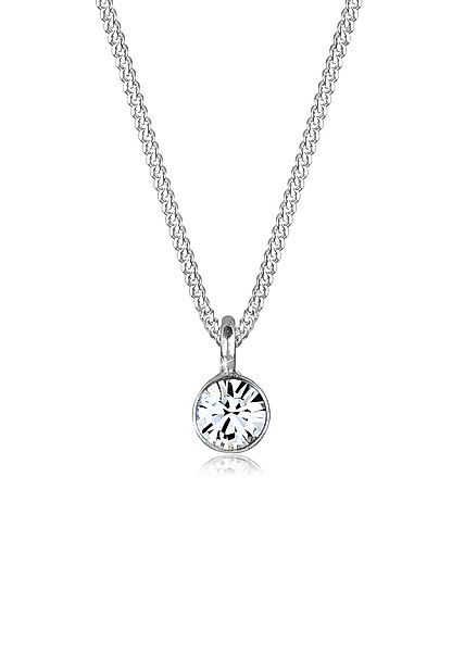 Elli Kette mit Anhänger Solitär Rund günstig online kaufen