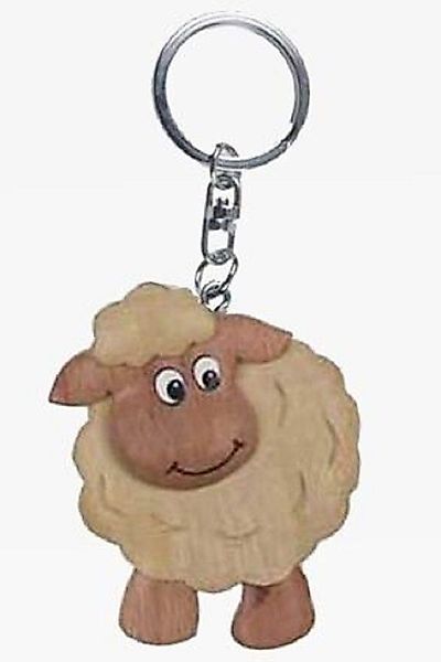 Cornelißen Schlüsselanhänger Holz Anhänger Schaf weiß günstig online kaufen