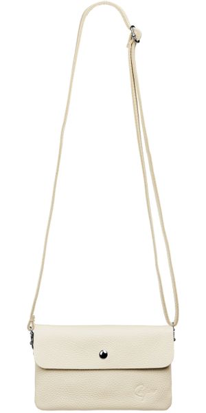 Caspar Umhängetasche Kleine Leder Clutch Damen günstig online kaufen