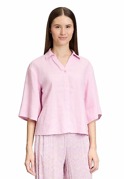 Cartoon Kurzarmbluse "Cartoon Leinenbluse mit Kragen" günstig online kaufen