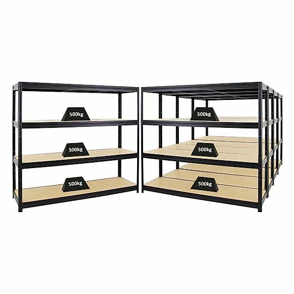 PROREGAL Mega Deal 5er-Sparset Profi-Schwerlastregal DINO HxBxT 180x180x60c günstig online kaufen