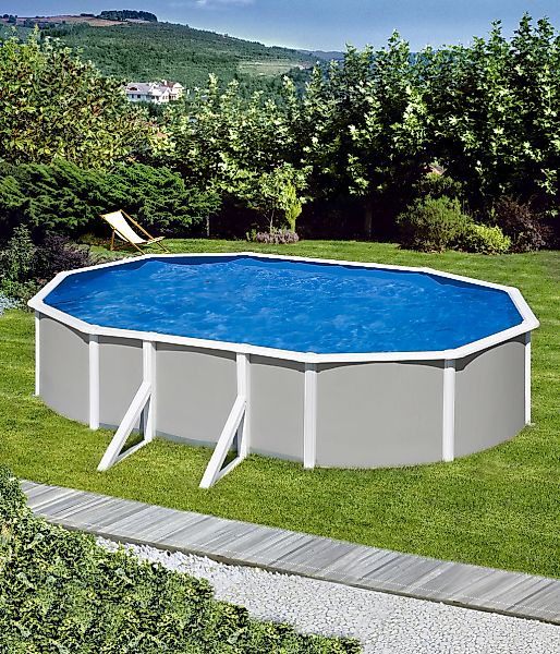 KONIFERA Ovalpool "PANAMA 4", (Komplett-Set, 10 tlg.), Höhe 120 cm, in vers günstig online kaufen