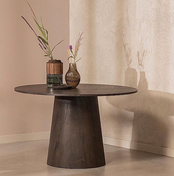 WOOOD Esstisch "Maan", mit deutlich sichtbarer Holzmaserung, Ø120 cm günstig online kaufen