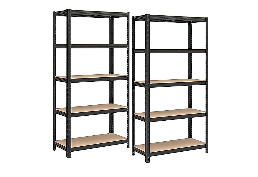 SONGMICS Schwerlastregal Lagerregale, 2-tlg., 180 x 90 x 40 cm, bis 875 kg günstig online kaufen