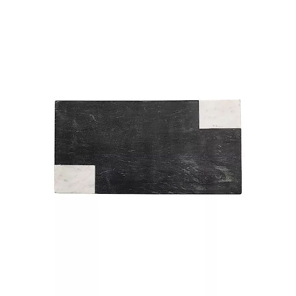 Elvia Schneidebrett Marmor 23 x 45,5cm Schwarz günstig online kaufen