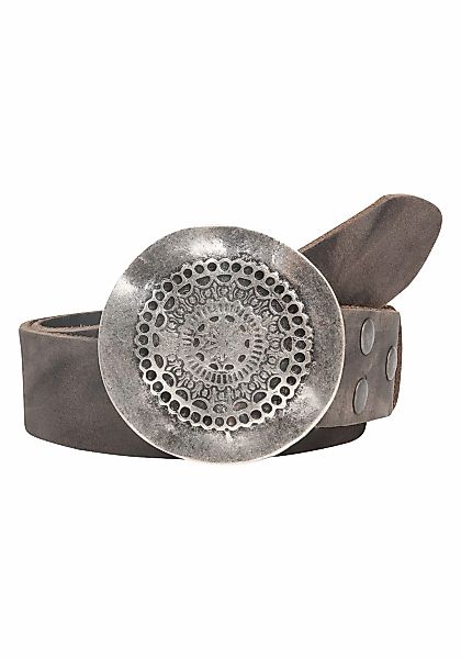 Rettungsring Gürtel Ledergürtel Echtleder, Leder "Soft Boom Navy" günstig online kaufen