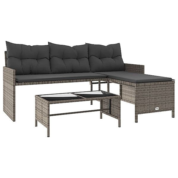 vidaXL Loungesofa Gartensofa in L-Form mit günstig online kaufen