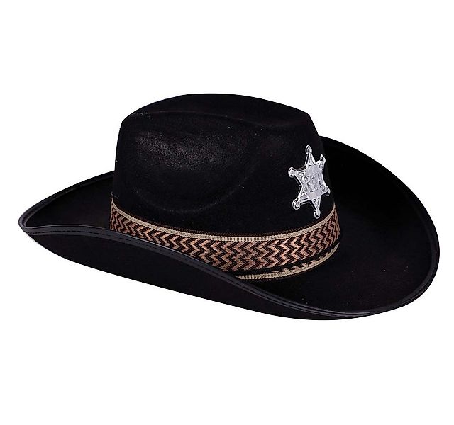 Fyasa Kostüm Cowboyhut Erwachsene schwarz günstig online kaufen