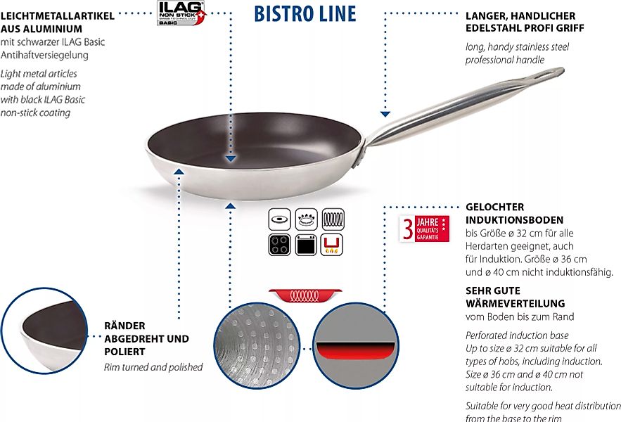 Elo Wok »Bistro-Line«, Aluminium, (1 tlg.) günstig online kaufen