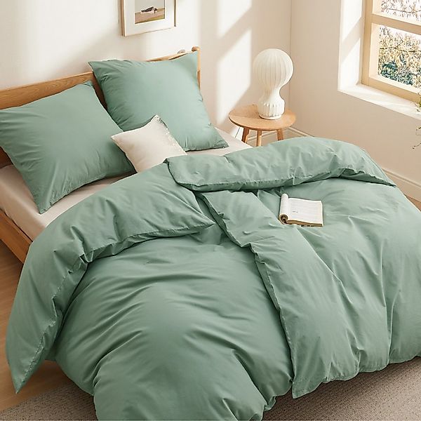 BEDSURE Bettwäsche mit Reißverschluss, 100% Baumwolle, ÖKO-TEX zertifiziert günstig online kaufen