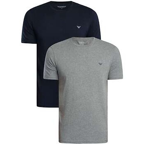 Emporio Armani  T-Shirt 2er-Pack Lounge-Stretch-T-Shirts mit Rundhalsaussch günstig online kaufen