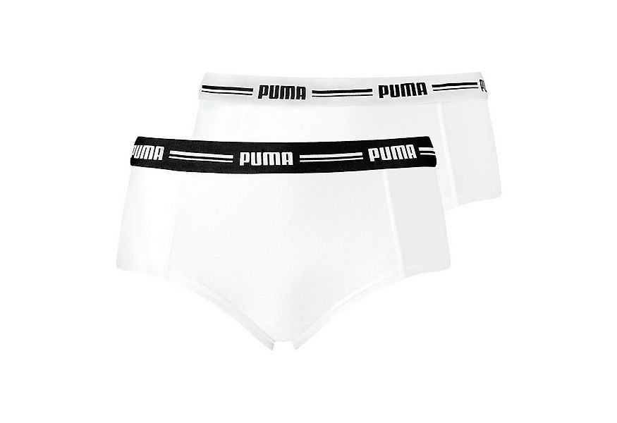 PUMA Panty Mini Shorts (2-St., 2er Set) mit umlaufendem Markenschriftzug am günstig online kaufen