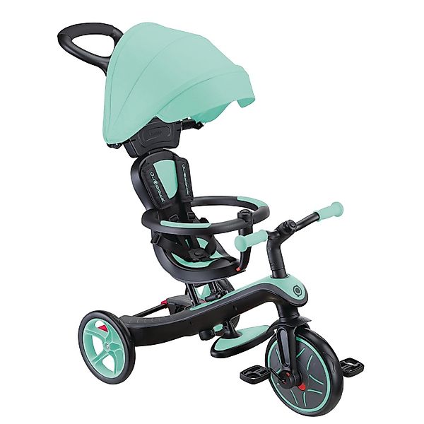 Globber Explorer Trike 4in1 Kinderwagen Dreirad und Laufrad 10/8,5 Zoll TPR günstig online kaufen