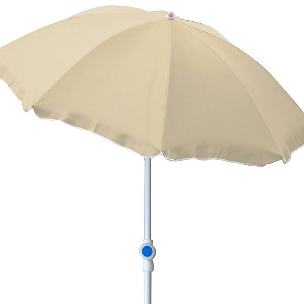 INDA-Exclusiv Ampelschirm Ø2m Sonnenschirm beige Polyester günstig online kaufen