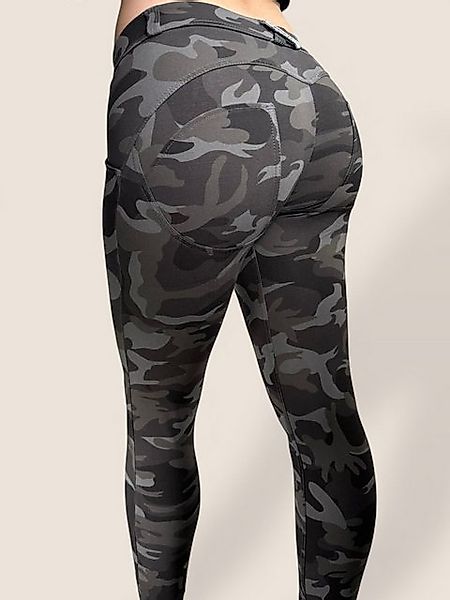 Freddy Jeggings Freddy WR.UP Push Up Hose 7/8-Länge in Camouflage Grau M günstig online kaufen