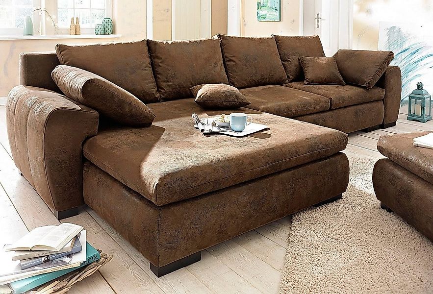 Home affaire Ecksofa "Cara Mia L-Form, B: 325 cm - OTTO. Verlässliche Quali günstig online kaufen