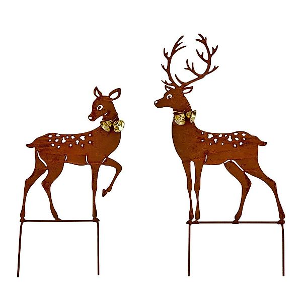 abc HOME Gartenstecker Hirsche, 2tlg. Set, günstig online kaufen