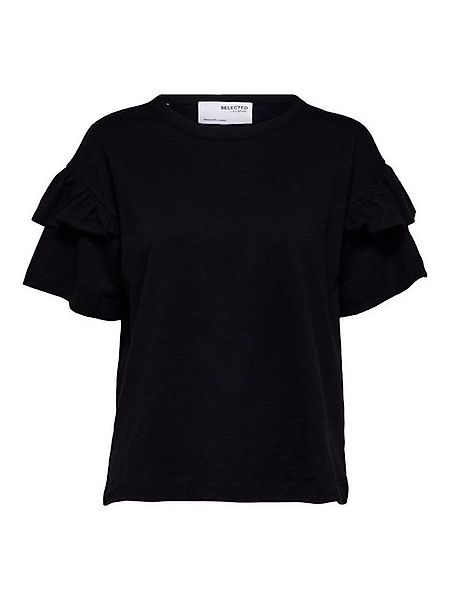 SELECTED FEMME T-Shirt Rylie (1-tlg) Rüschen günstig online kaufen