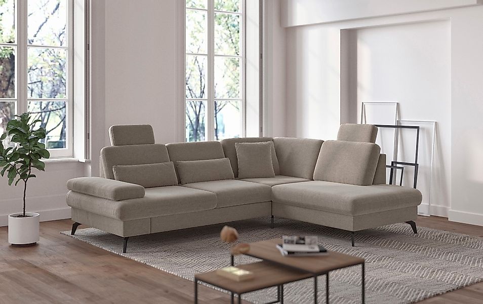 sit&more Ecksofa »Morris L-Form, inkl. Sitztiefenverstellung« wahlweise mit günstig online kaufen