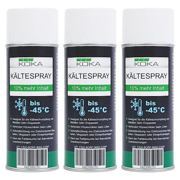 KOKA 3x Kältespray bis -45°C günstig online kaufen