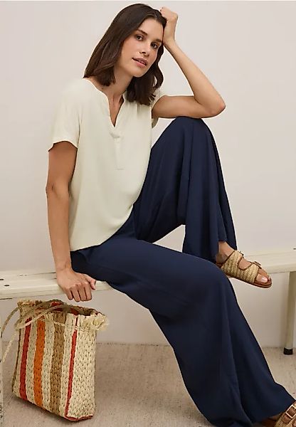 Bluse in Unifarbe günstig online kaufen