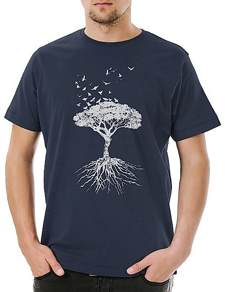 Urban Backwoods Print-Shirt Yggdrasil Tree Logo VII Herren T-Shirt Arsen Ce günstig online kaufen