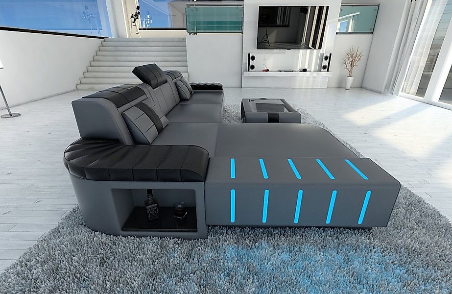 Sofa Dreams Ecksofa Ledersofa Bellagio L Form Leder Sofa Ledercouch, Couch, günstig online kaufen