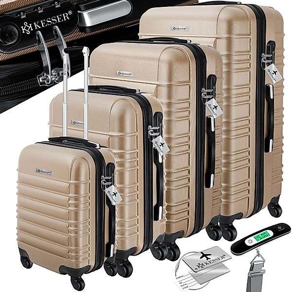 KESSER Kofferset, 4 Rollen, (4 tlg), günstig online kaufen