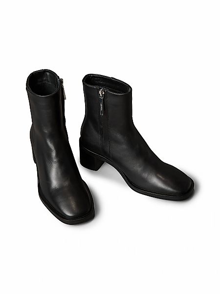 Calvin Klein Stiefelette "BLOCK HEEL ZIP BOOT LTH" Boots, Blockabsatz, in m günstig online kaufen