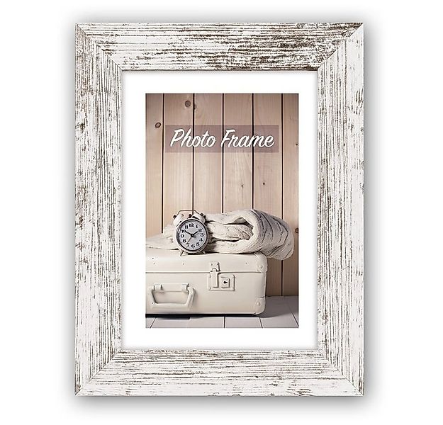 matches21 HOME & HOBBY Bilderrahmen Edler Vintage Holz Bilderrahmen rechtec günstig online kaufen