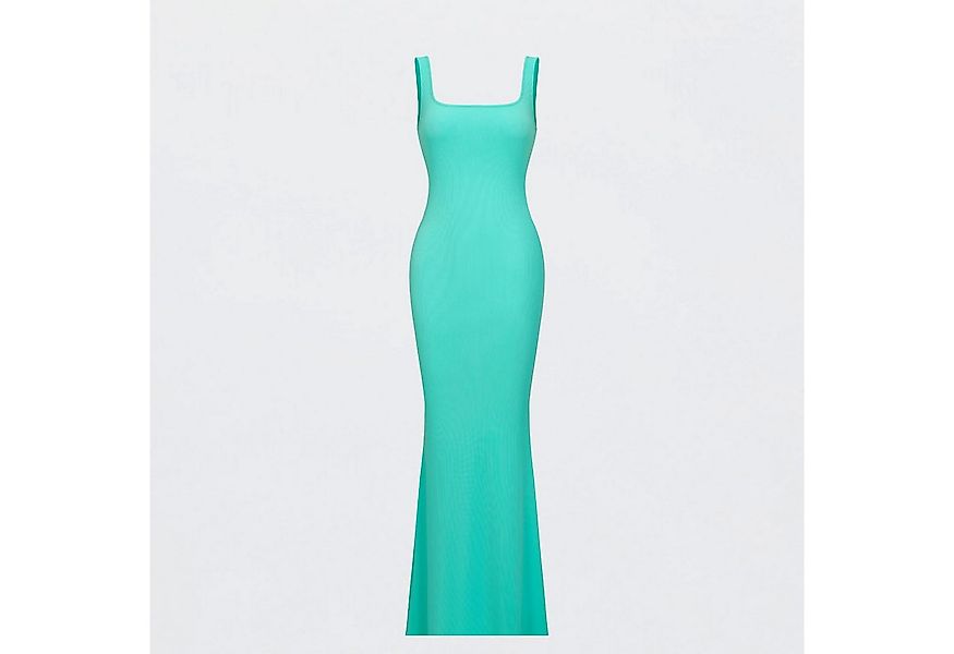 cfab by creamy fabrics Jerseykleid Ribbed Tank Top Maxikleid-Mint-2XL (1-tl günstig online kaufen