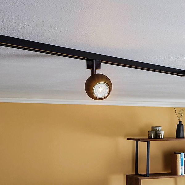 Prios Felipo 1-Phasen-Schienenstrahler, schwarz günstig online kaufen