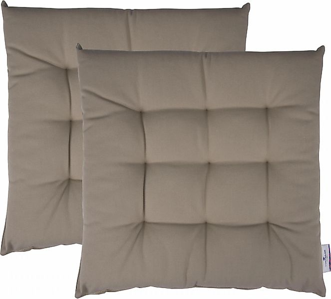 TOM TAILOR HOME Sitzkissen "Dove", TOM TAILOR unifarbenes, abgestepptes Sit günstig online kaufen