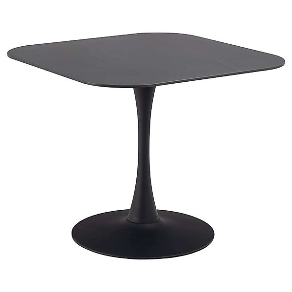ebuy24 Malta Esstisch 90x90cm Keramik Schwarz günstig online kaufen