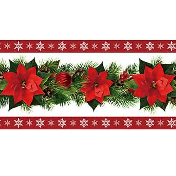 CLTYQ Tischläufer Tischläufer Weihnachtlicher Leinen Tischläufer,Roter günstig online kaufen