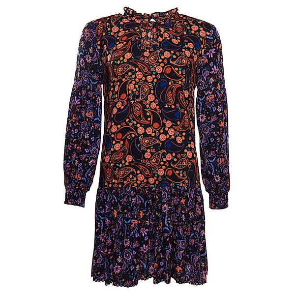 Superdry Kurzes Kleid Mit Stehkragen S Multi Paisley Print günstig online kaufen