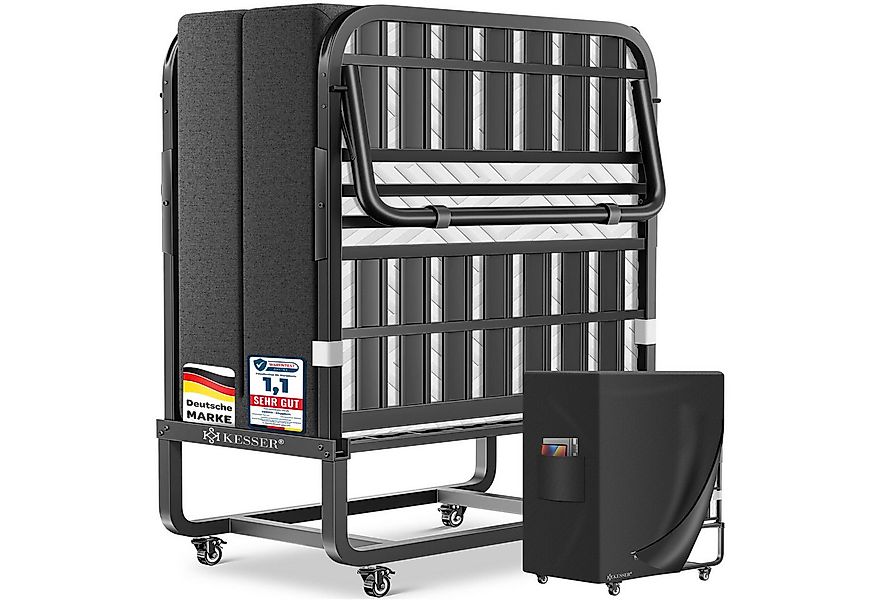 KESSER Gästebett 200x90cm Klappbett faltbares Reisebett mit Metallrahmen fü günstig online kaufen